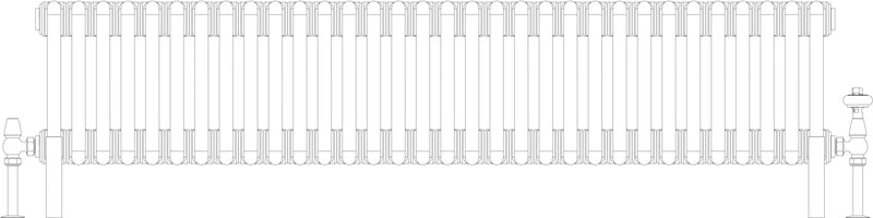 Florence 6 Column 300mm, 32 sections