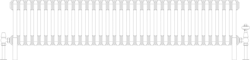 Florence 6 Column 300mm, 33 sections