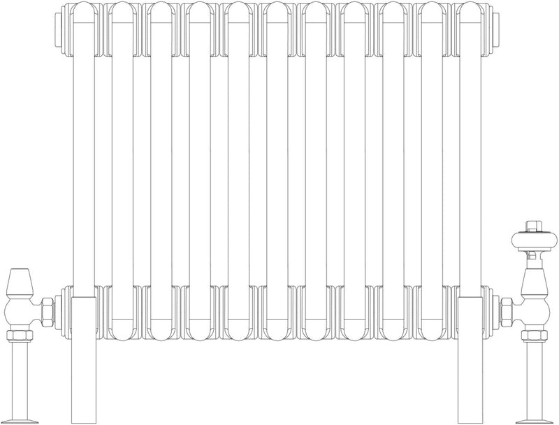 Florence 6 Column 400mm, 11 sections