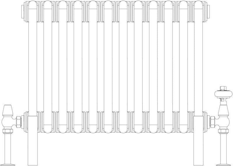 Florence 6 Column 400mm, 12 sections