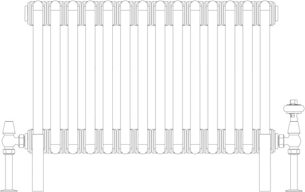 Florence 6 Column 400mm, 14 sections