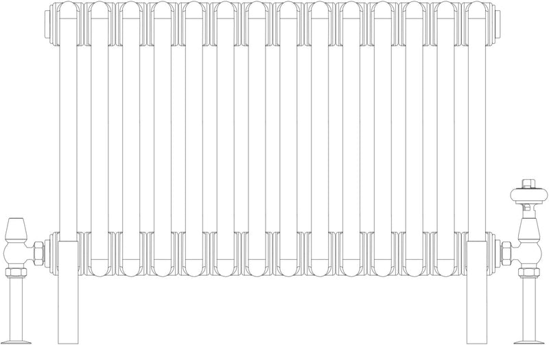 Florence 6 Column 400mm, 14 sections