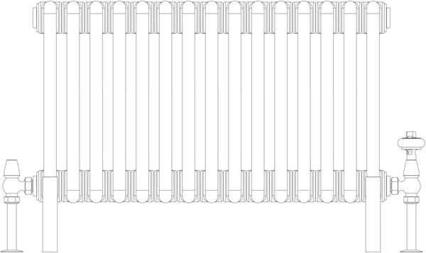 Florence 6 Column 400mm, 15 sections