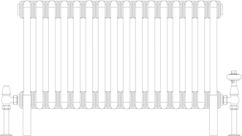 Florence 6 Column 400mm, 16 sections