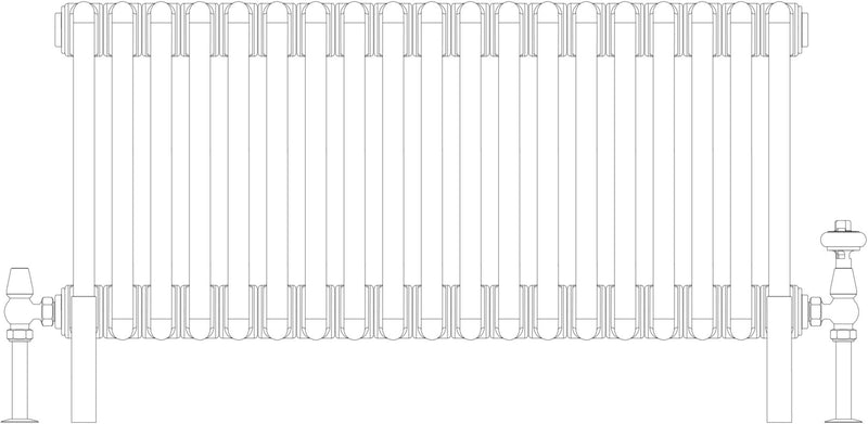 Florence 6 Column 400mm, 19 sections