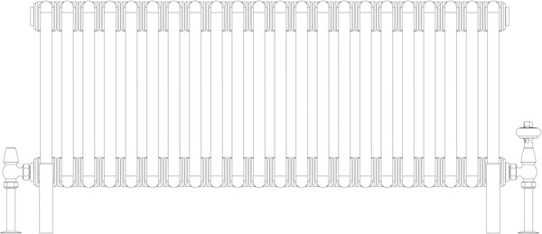 Florence 6 Column 400mm, 22 sections