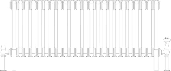 Florence 6 Column 400mm, 23 sections