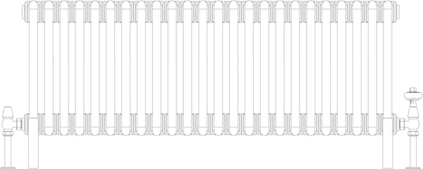 Florence 6 Column 400mm, 24 sections