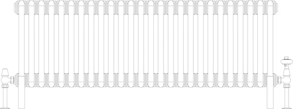 Florence 6 Column 400mm, 26 sections