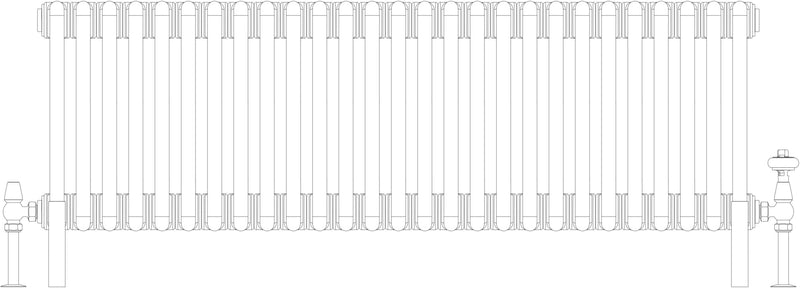 Florence 6 Column 400mm, 27 sections