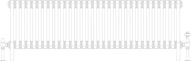 Florence 6 Column 400mm, 31 sections