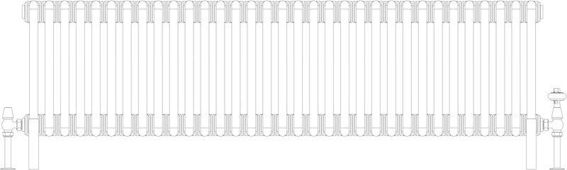 Florence 6 Column 400mm, 33 sections