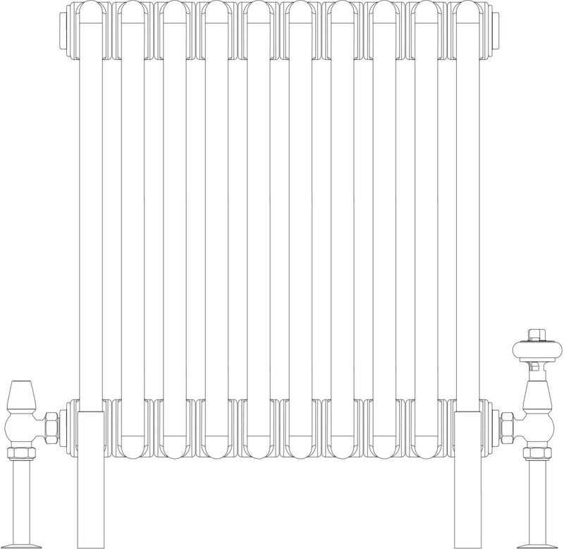 Florence 6 Column 500mm, 10 sections