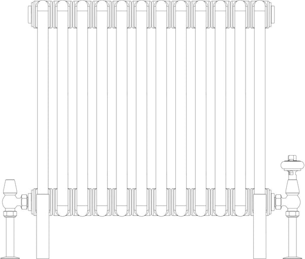 Florence 6 Column 500mm, 12 sections