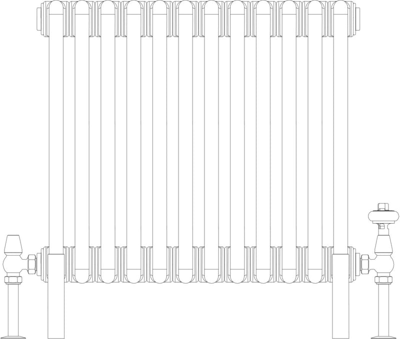 Florence 6 Column 500mm, 12 sections