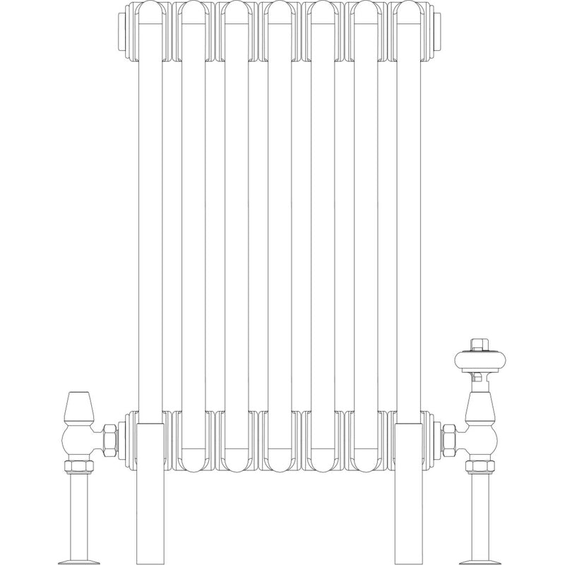 Florence 6 Column 500mm, 7 sections