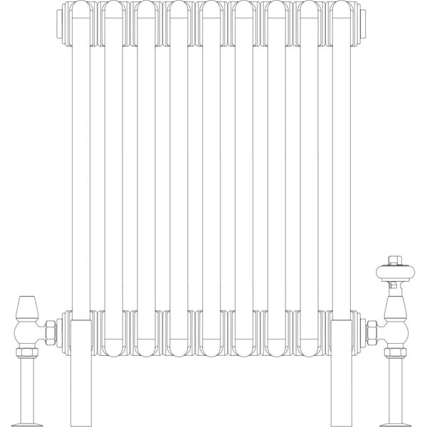 Florence 6 Column 500mm, 9 sections