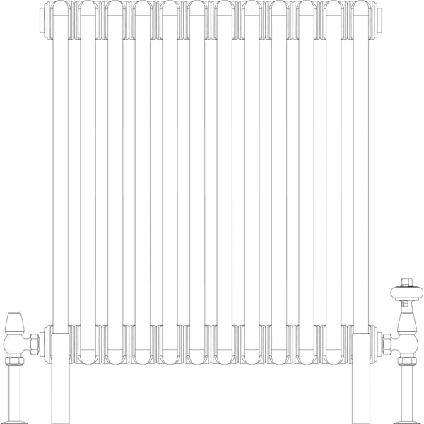 Florence 6 Column 600mm, 12 sections