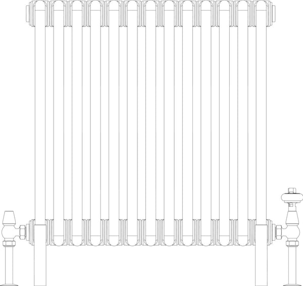 Florence 6 Column 600mm, 13 sections