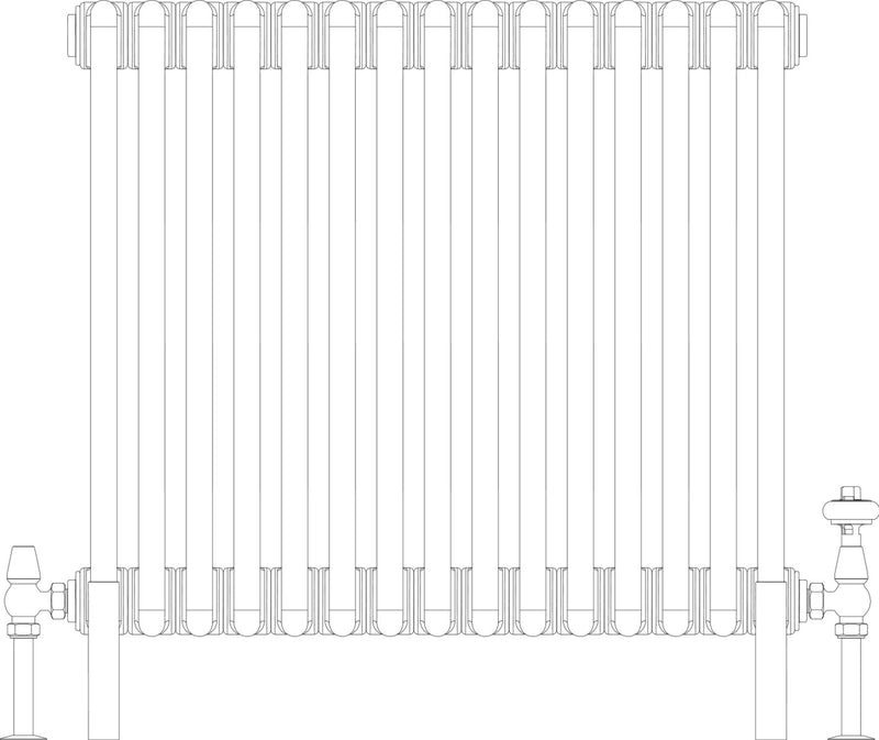 Florence 6 Column 600mm, 15 sections