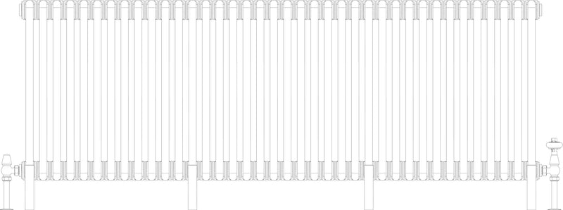 Florence 6 Column 600mm, 38 sections