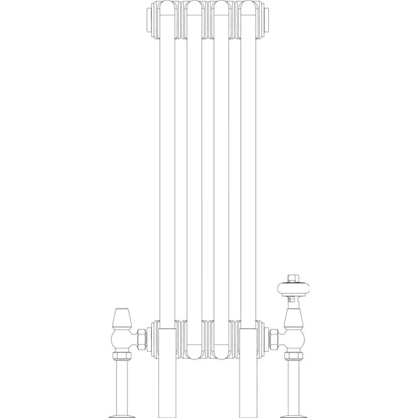 Florence 6 Column 600mm, 4 sections