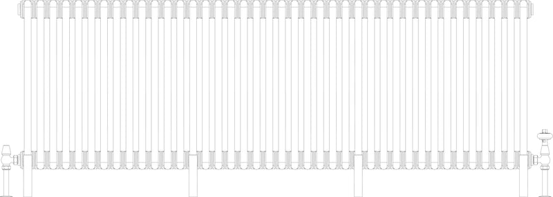 Florence 6 Column 600mm, 40 sections