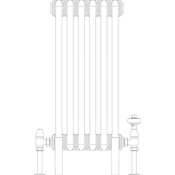 Florence 6 Column 600mm, 6 sections