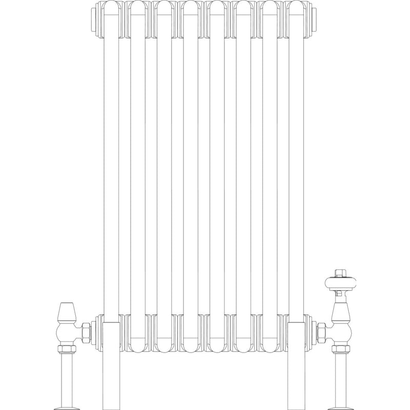 Florence 6 Column 600mm, 8 sections