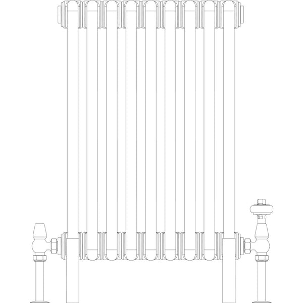 Florence 6 Column 600mm, 9 sections