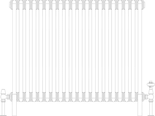 Florence 6 Column 685mm, 20 sections