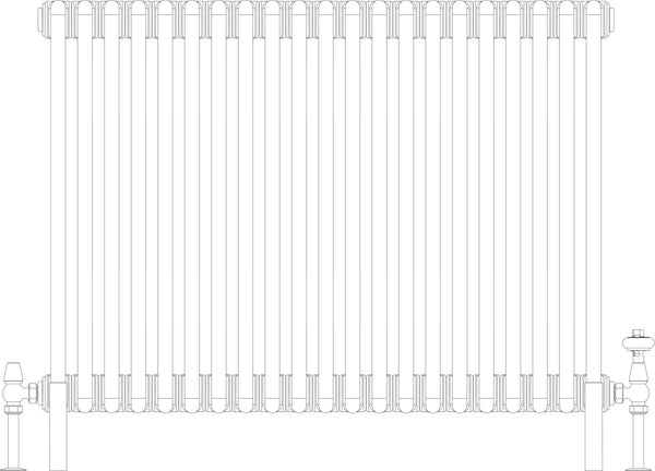 Florence 6 Column 685mm, 21 sections