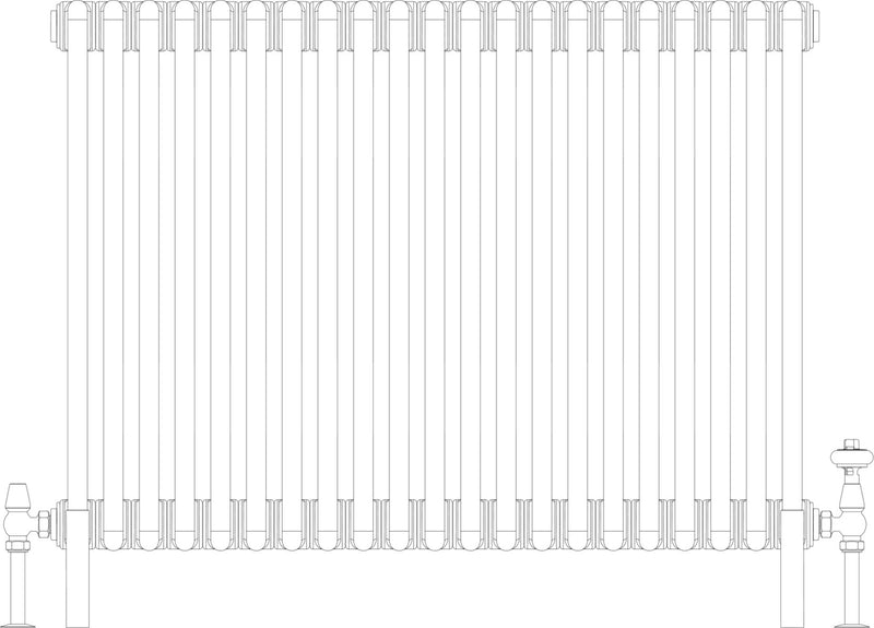 Florence 6 Column 685mm, 21 sections