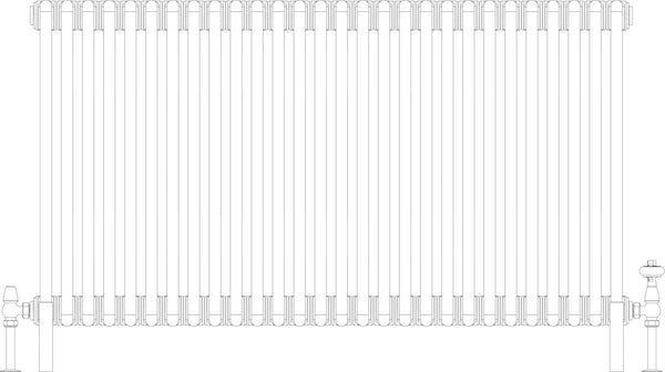 Florence 6 Column 685mm, 28 sections