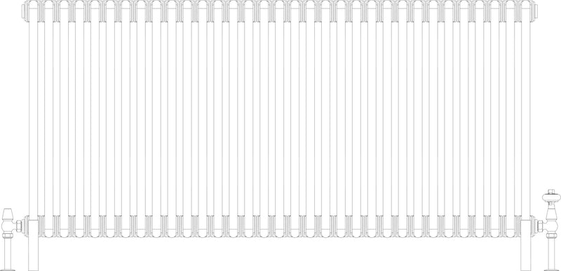 Florence 6 Column 685mm, 33 sections