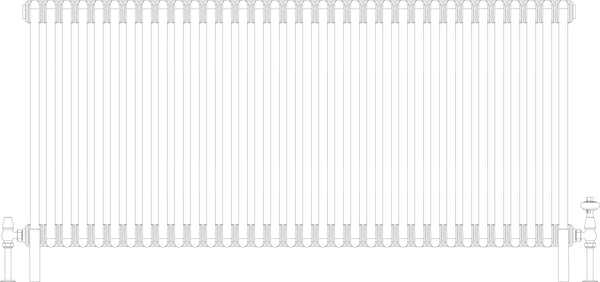 Florence 6 Column 685mm, 34 sections