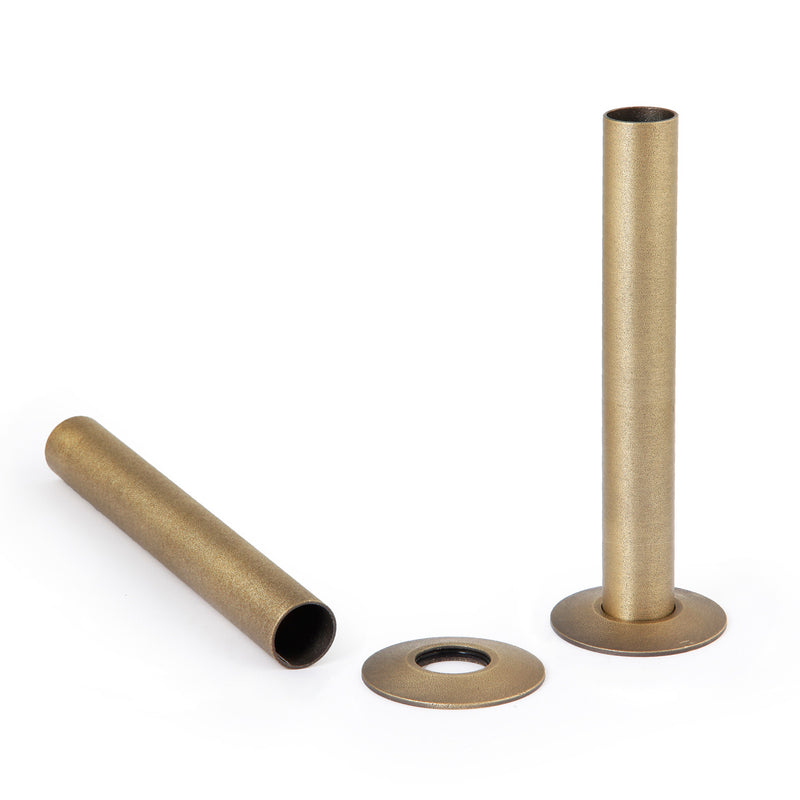 130mm Natural Brass Shrouds & Base Plates